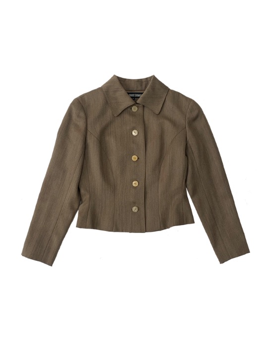 49AV JUNKO SHIMADA classic cut collar wool jacket